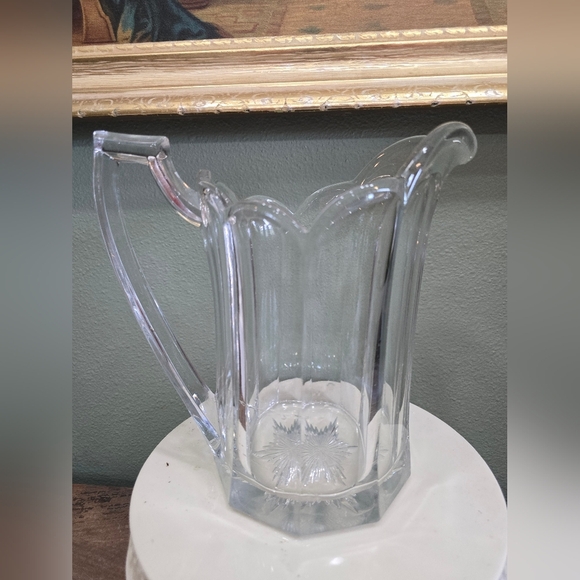 Heisey Elegant Clear Glass Vintage Pitcher, Excellent Condition - Picture 1 of 5